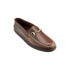 NEW T.B. PHELPS men's traditions bit driver loafer in briar waxy leather